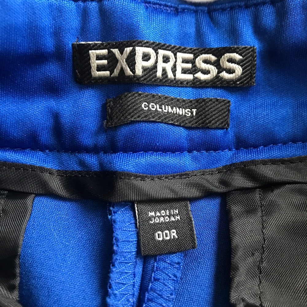 EXPRESS | Mid Rise Ankle Columnist Pant - Picture 3 of 5